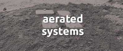 Waste water treatment aerated system